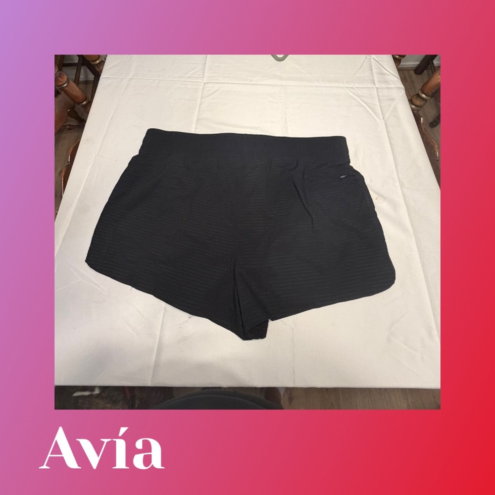 Avia Black Women's Athletic Shorts with Side Pockets